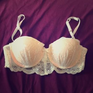 Lace Balconette Bra w/ Removable Straps